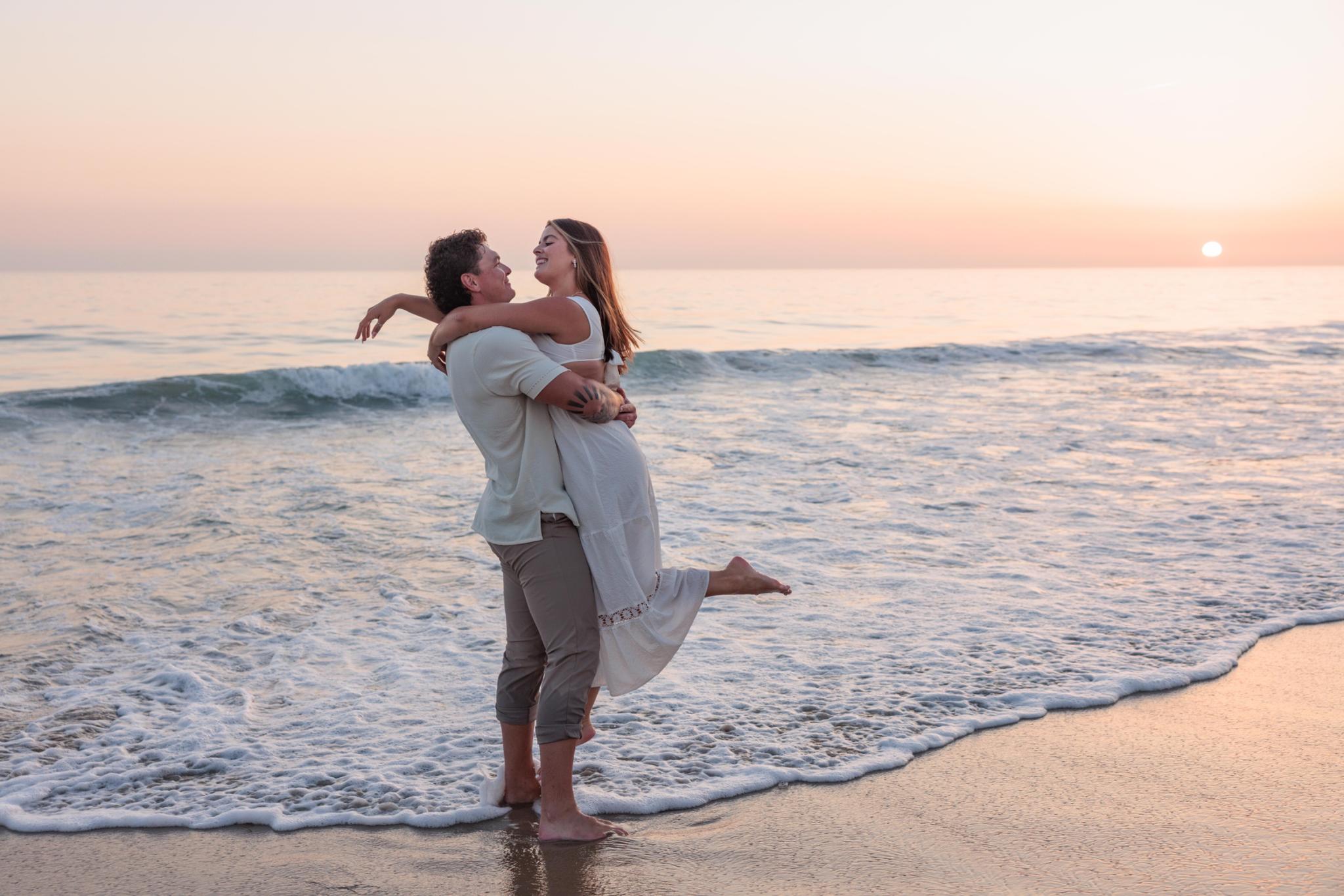 Salt Creek Beach Engagement Shoot